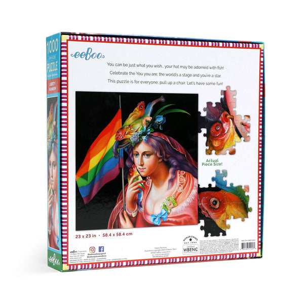 Rompecabezas Liberty Rainbow de 1000 piezas