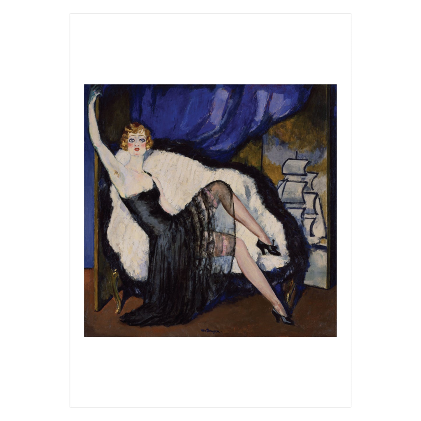 Postkarte: „Femme du Monde“ von Kees van Dongen