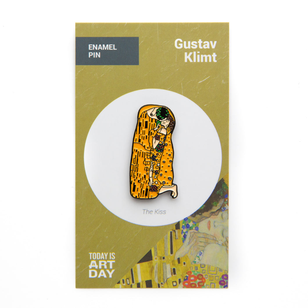 Enamel Pin: Klimt's The Kiss