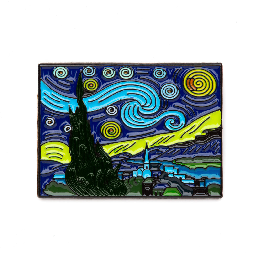 Pin de esmalte: La noche estrellada de Van Gogh