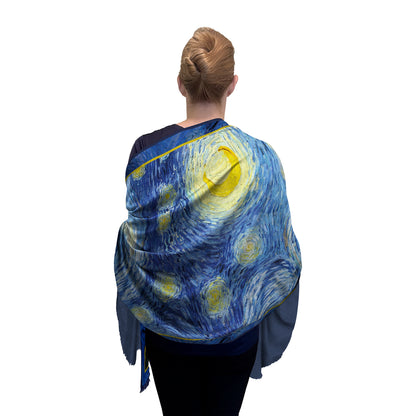 Chal/Bufanda Fine Art: La noche estrellada de van Gogh