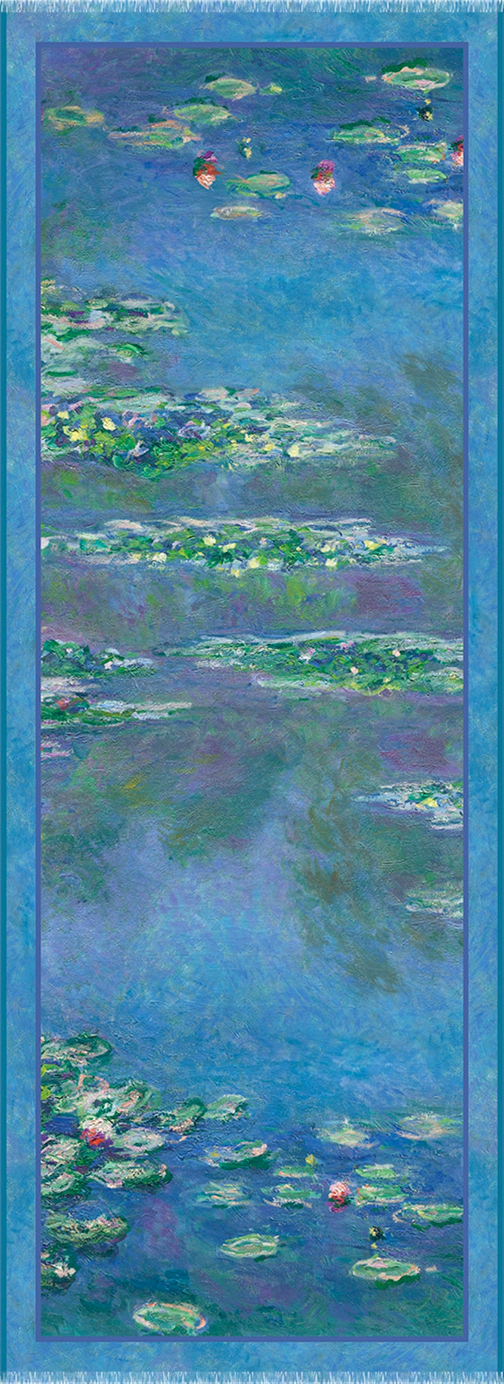 Fine Art Shawl/Scarf: Monet's Water Lilies
