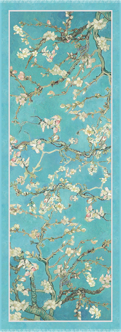 Chal/Bufanda Fine Art: Almendro en flor de van Gogh