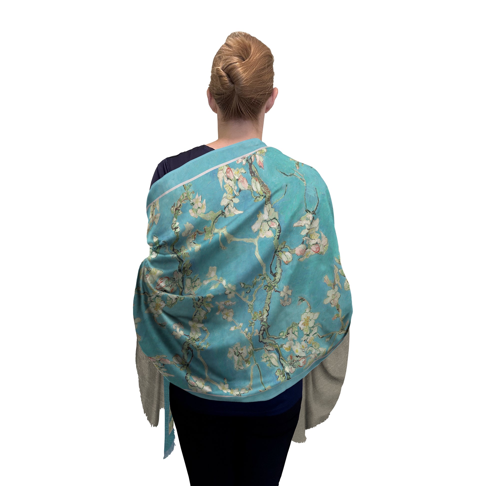 Fine Art Shawl/Scarf: van Gogh's Almond Blossom - Chrysler Museum Shop