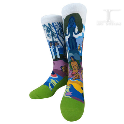 Gauguin "Mahana No Atua" Socken
