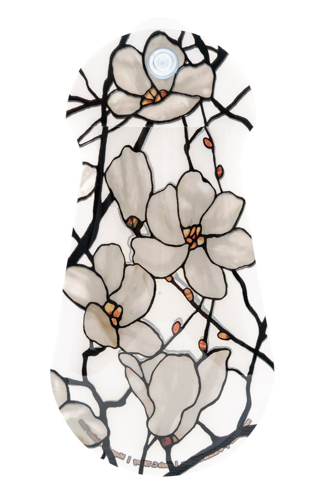 Florero con ventosa Tiffany "Magnolia Window"