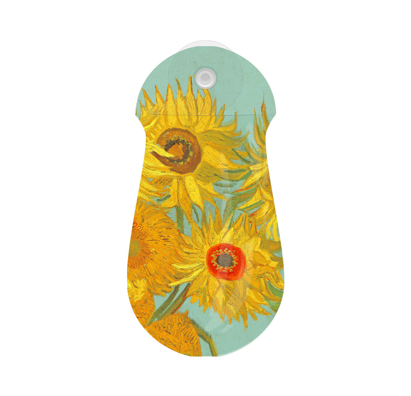 Van Gogh "Sonnenblumen" Knospenvase mit Saugnapf