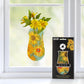 Van Gogh "Sonnenblumen" Knospenvase mit Saugnapf