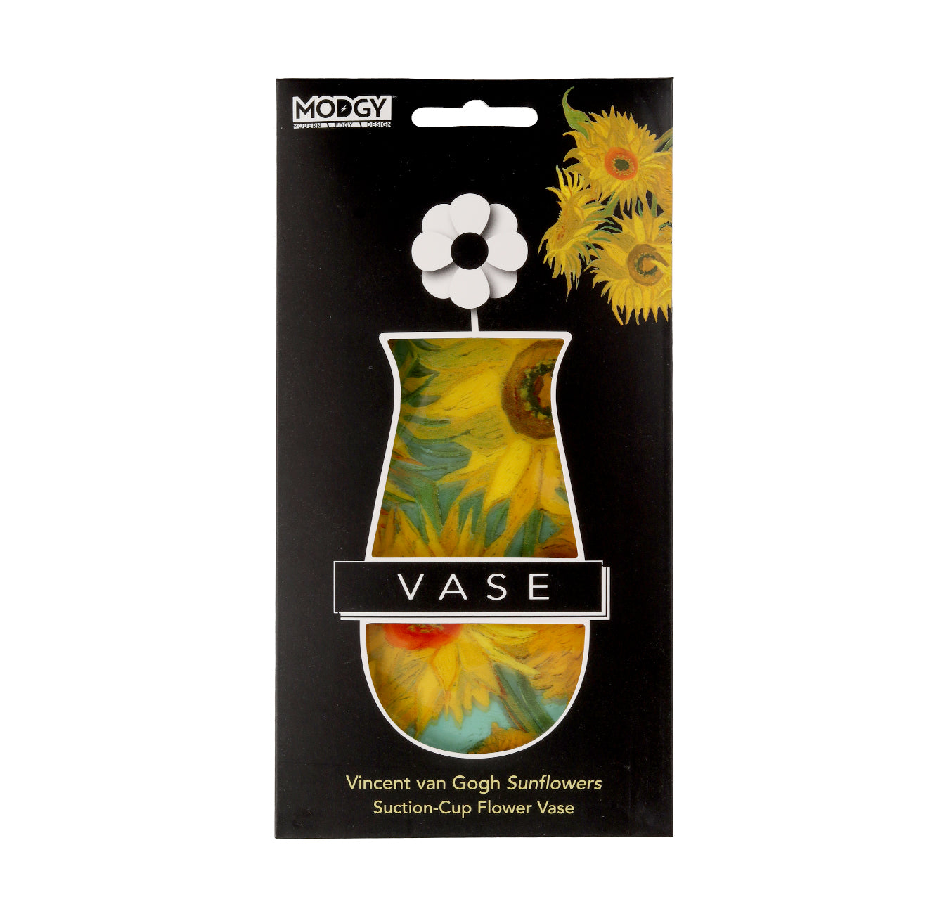 Van Gogh "Sunflowers" Suction Cup Bud Vase