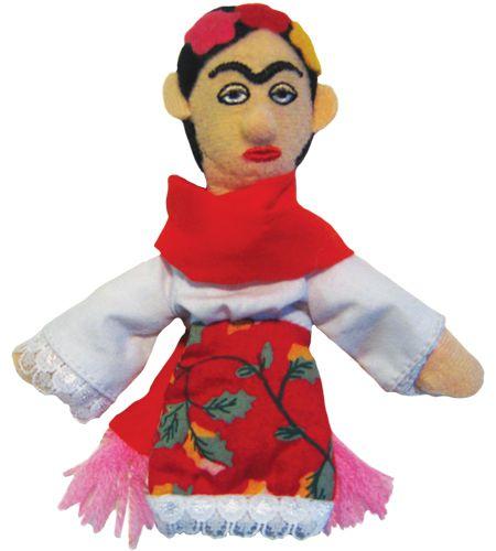 Marioneta de dedo magnética Frida Kahlo