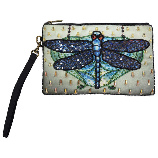 Beaded Club Bag: Tiffany Dragonfly