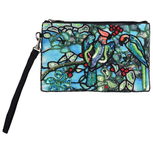 Beaded Club Bag: Tiffany Parrots - Chrysler Museum Shop