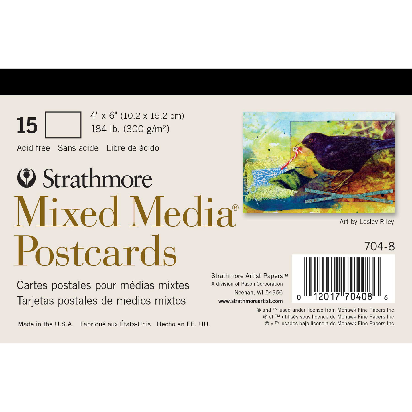Mixed Media Blank Postcards
