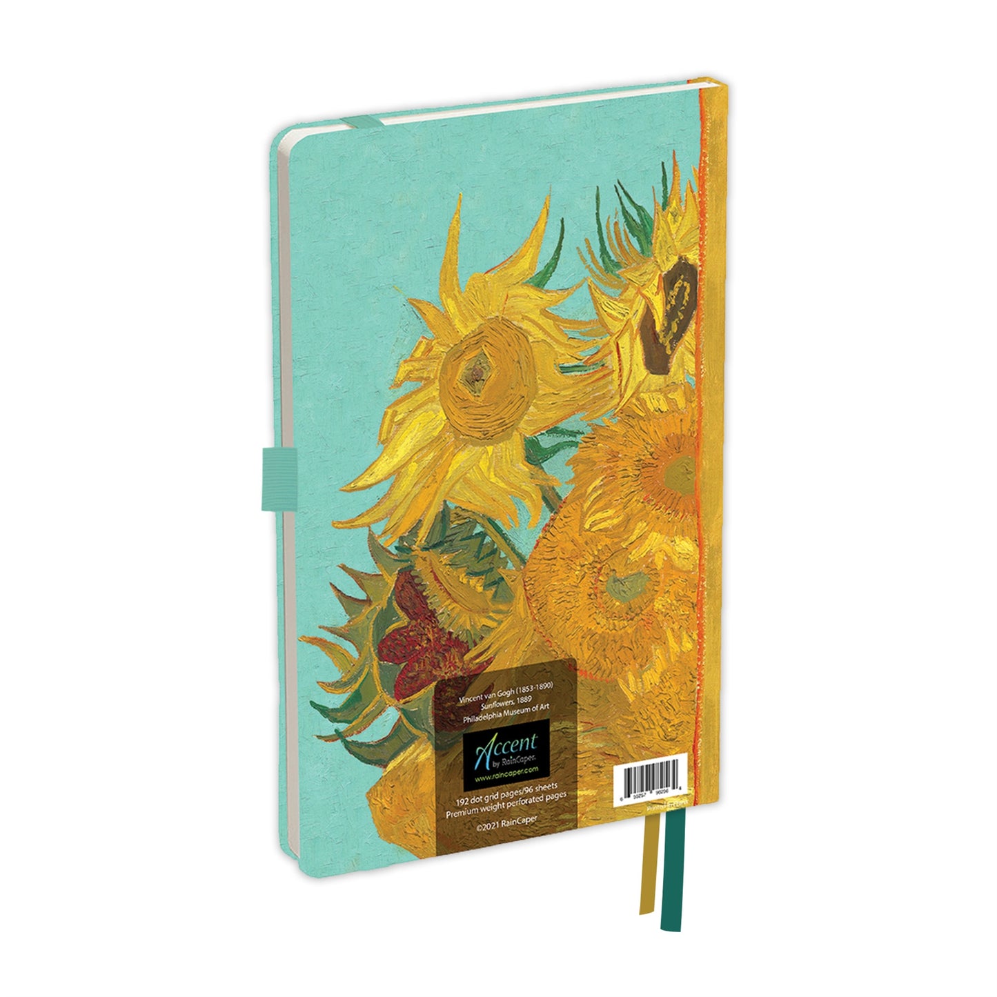 Veganes Lederjournal: van Goghs „Sonnenblumen“