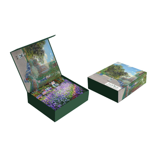 Notizkarten in Schachtel: Claude Monets Garten