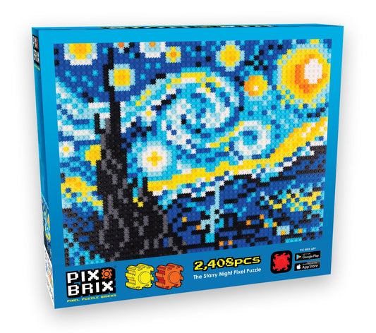Van Goghs Sternennacht Pix Brix Set