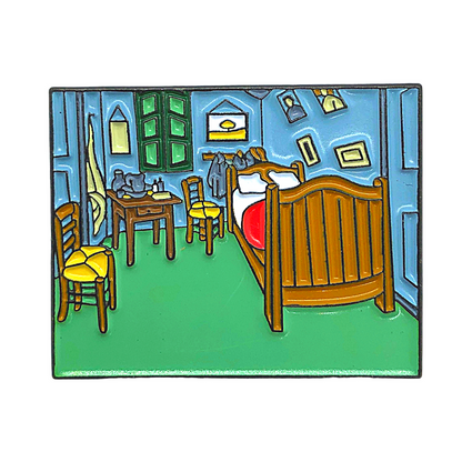 Enamel Magnet: Van Gogh's Bedroom in Arles - Chrysler Museum Shop