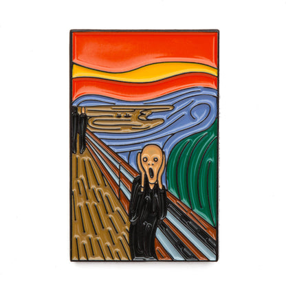 Imán esmaltado: El grito de Munch