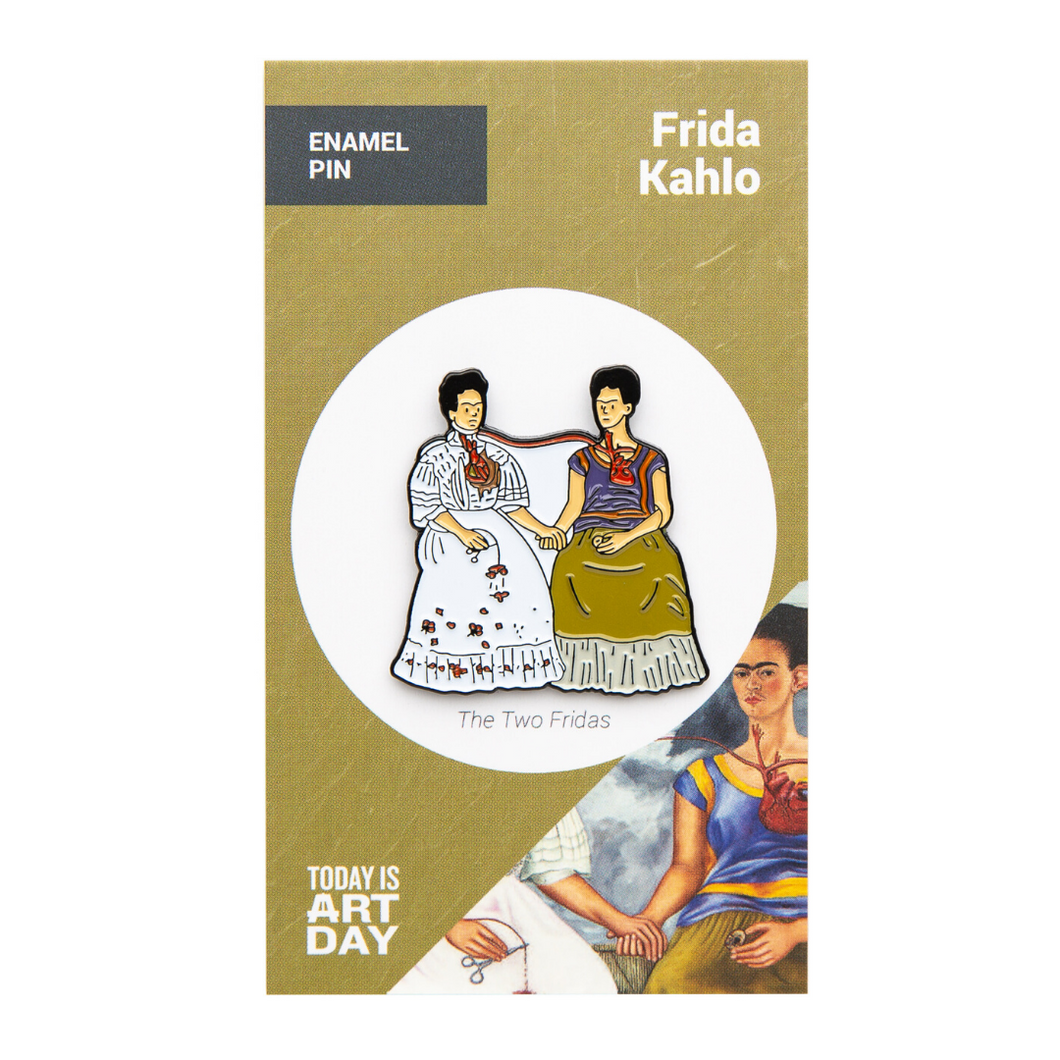 Pin de esmalte: Las dos Fridas de Kahlo