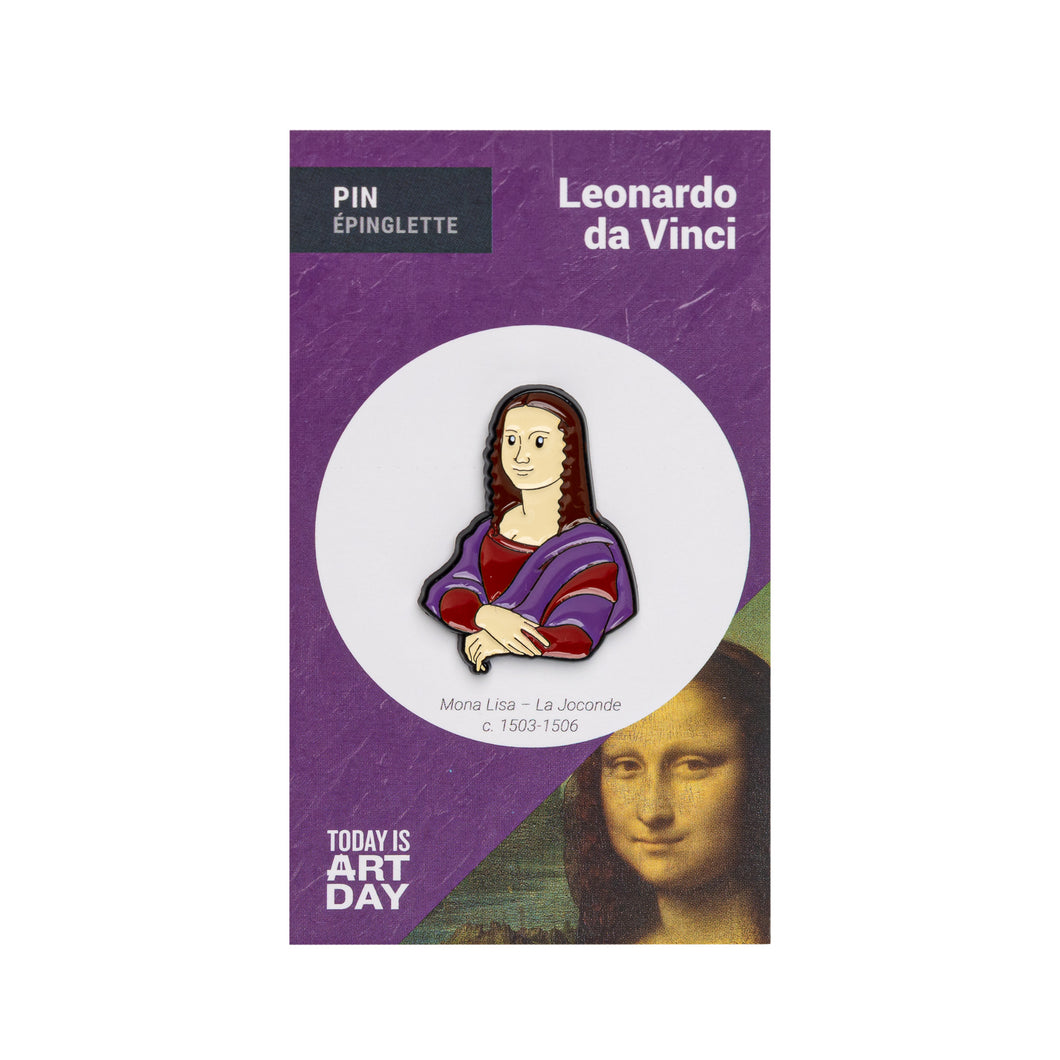 Enamel Pin: Da Vinci's Mona Lisa