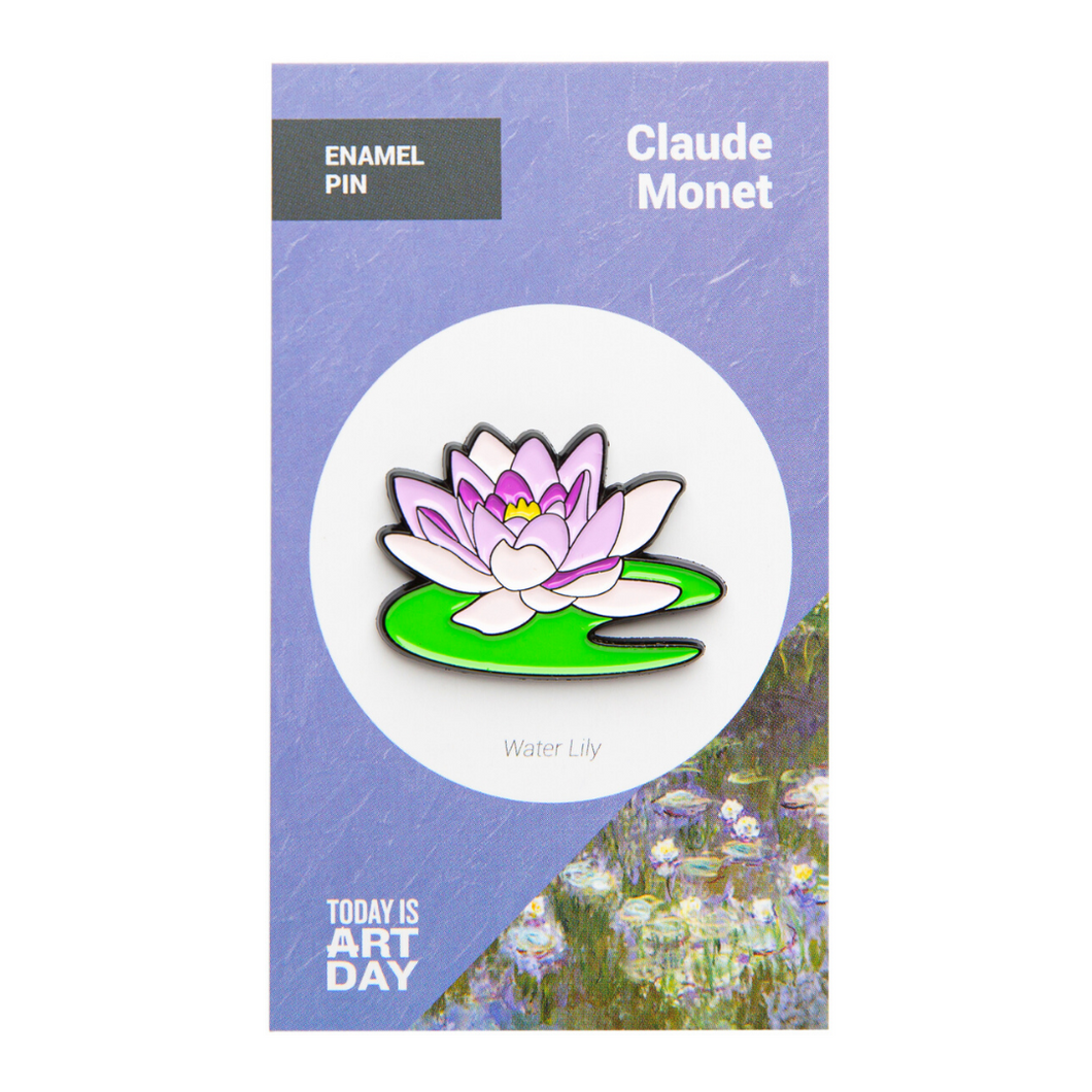 Enamel Pin: Monet's Water Lily