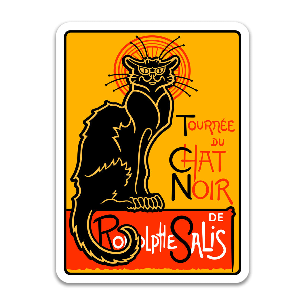 Sticker: Steinlen's "Le Chat Noir"