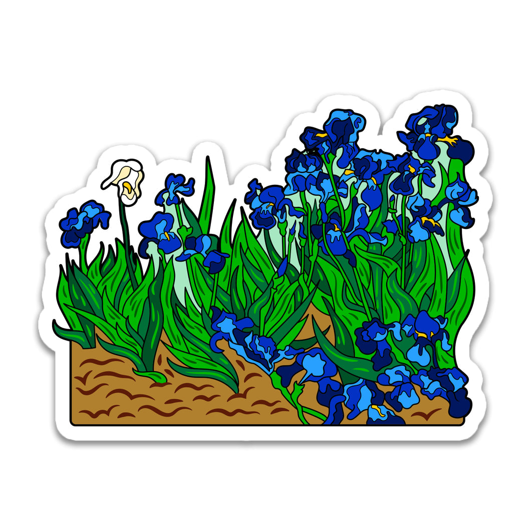 Sticker: van Gogh's "Irises"