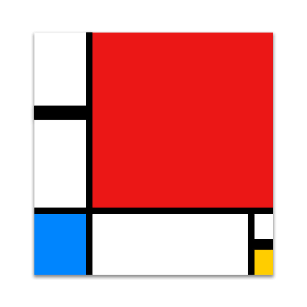 Sticker: Mondrian's "Composition II"