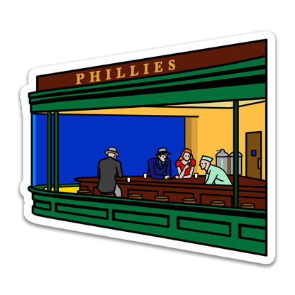 Sticker: Hopper's "Nighthawks"