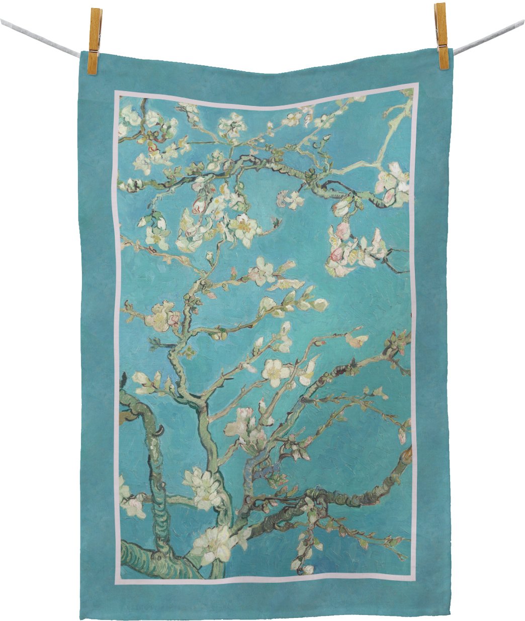 Fine Art Tea Towel: van Gogh's "Almond Blossom"