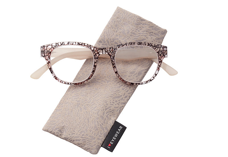 Tulle Grey Reading Glasses