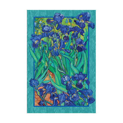 Paño de cocina Fine Art: "Iris" de van Gogh