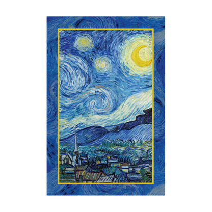 Fine Art Geschirrtuch: van Goghs "Sternennacht"