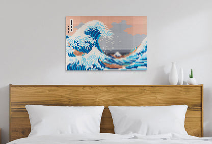 Hokusais Die große Welle vor Kanagawa Pix Brix Set
