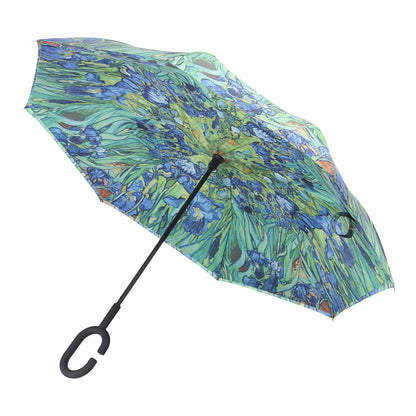 Paraguas inverso: Los lirios de Vincent van Gogh