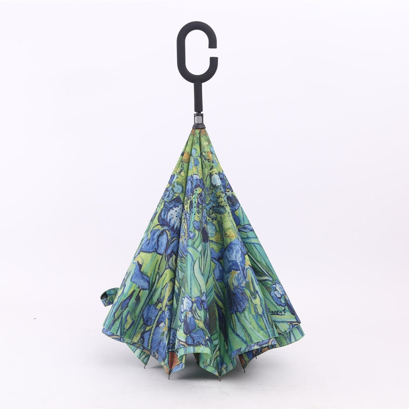 Umgekehrter Regenschirm: Vincent van Goghs Schwertlilien