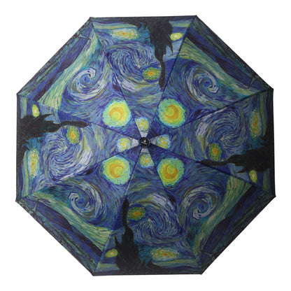 Umgekehrter Regenschirm: Vincent van Goghs Sternennacht