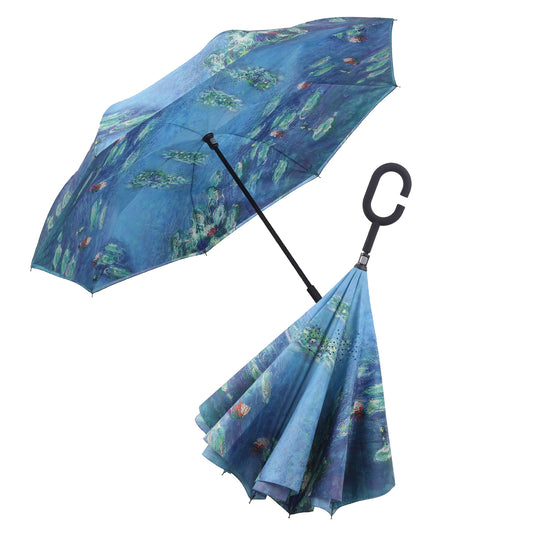 Paraguas inverso: Nenúfares de Claude Monet