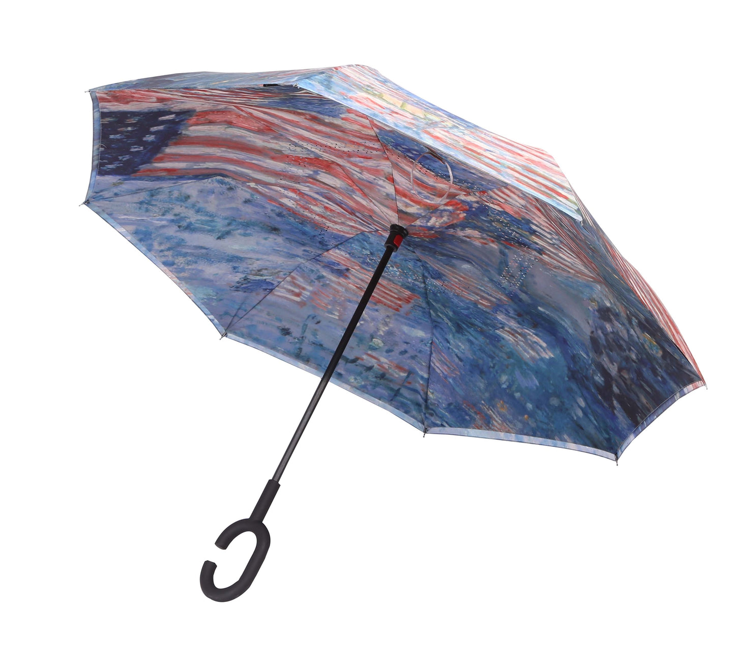 Umgekehrter Regenschirm: Childe Hassams The Avenue in the Rain