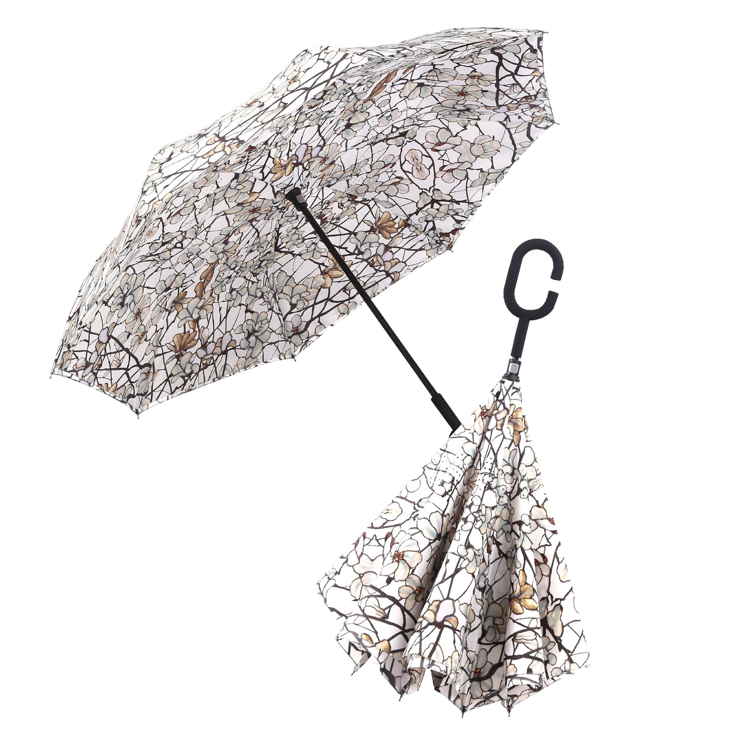 Paraguas inverso: Magnolia de Louis Comfort Tiffany