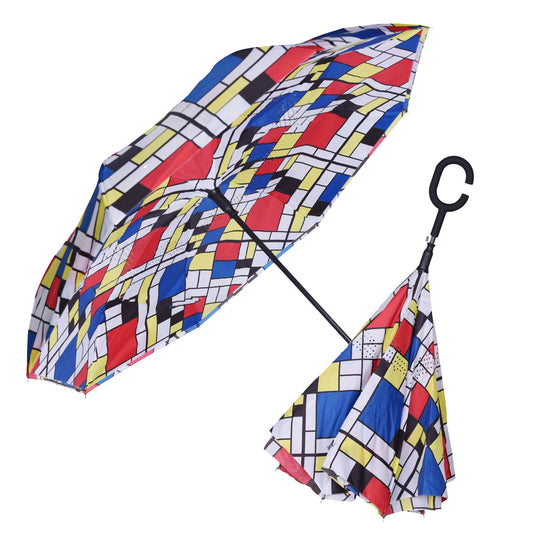 Paraguas inverso: Composición II de Piet Mondrian