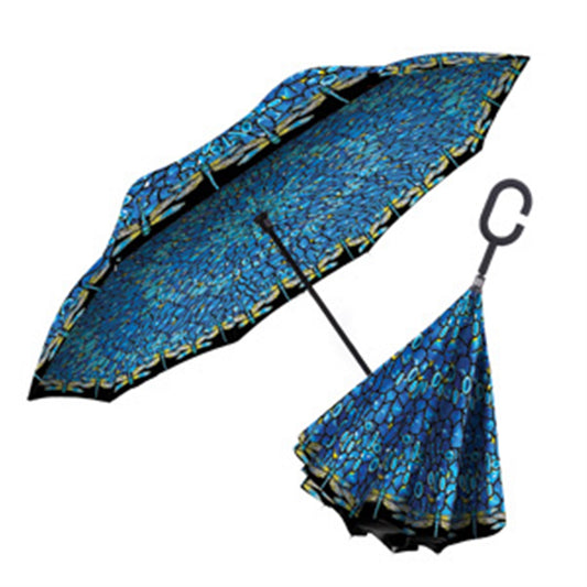 Paraguas inverso: libélulas de Louis Comfort Tiffany