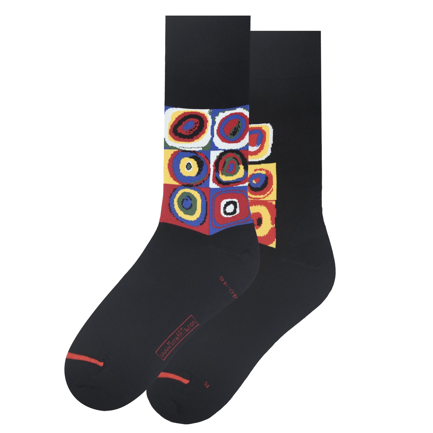 Kandinsky's Squares With Concentric Circles Socks