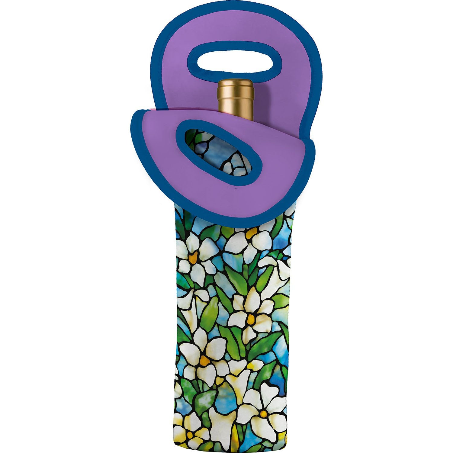 Wine Tote: Tiffany's Field of Lilies - Chrysler Museum Shop
