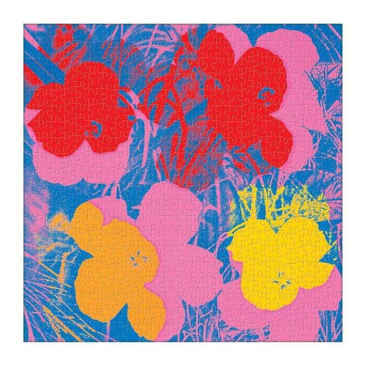 Andy Warhol Double-sided 500 Piece Jigsaw Puzzle "Flowers"