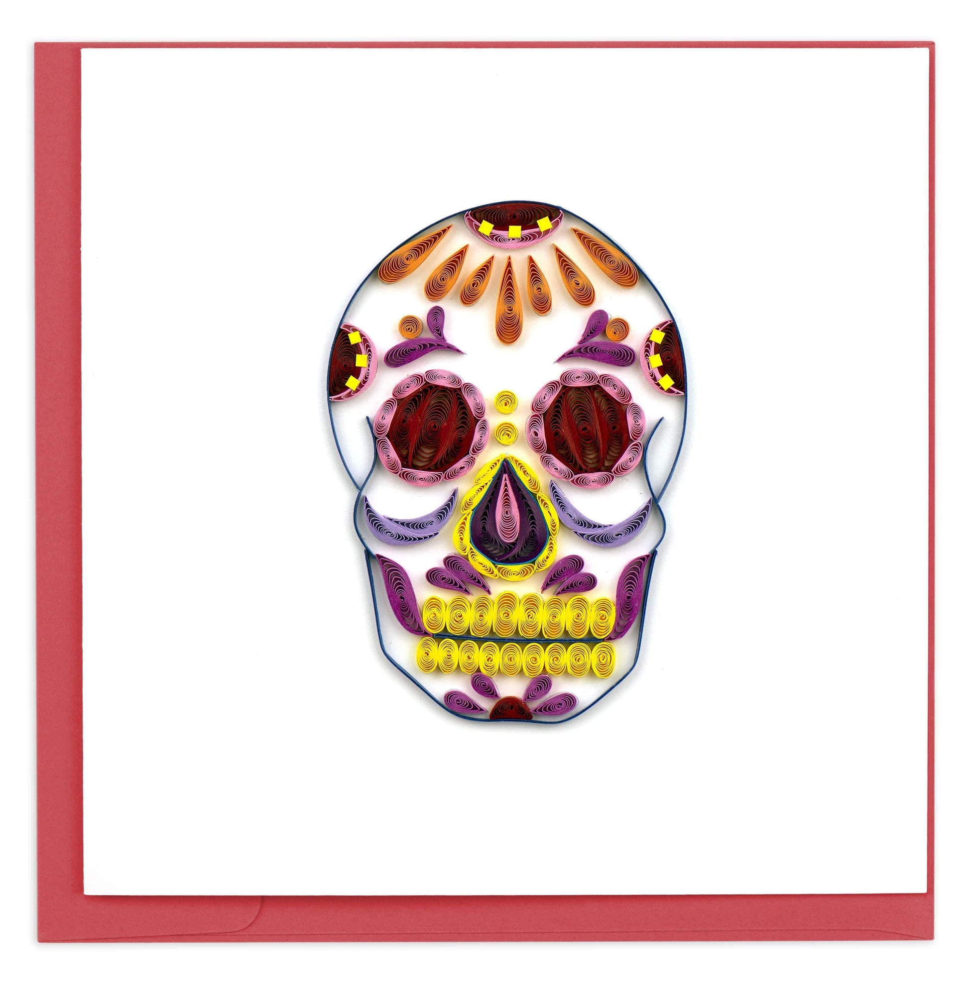 Quilled Sugar Skull Card - Chrysler Museum Shop