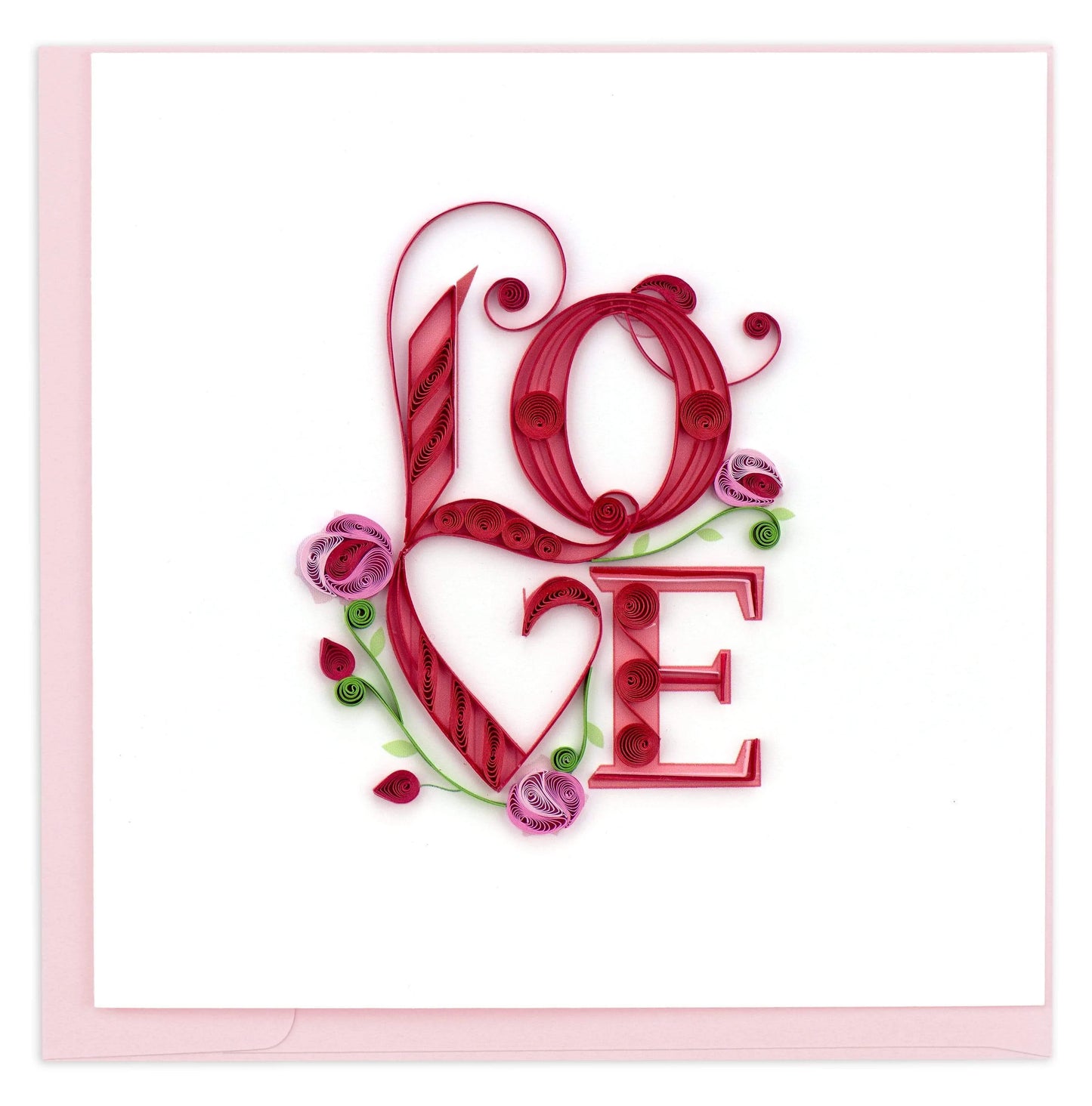 Quilled "Love" Greeting Card