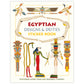 Libro de pegatinas de diseños y deidades egipcias 