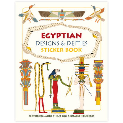 Ägyptische Designs &amp; Gottheiten Stickerbuch 