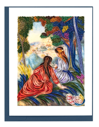 Artist Series Quilling Card: "In The Meadow" by Pierre-Auguste Renoir